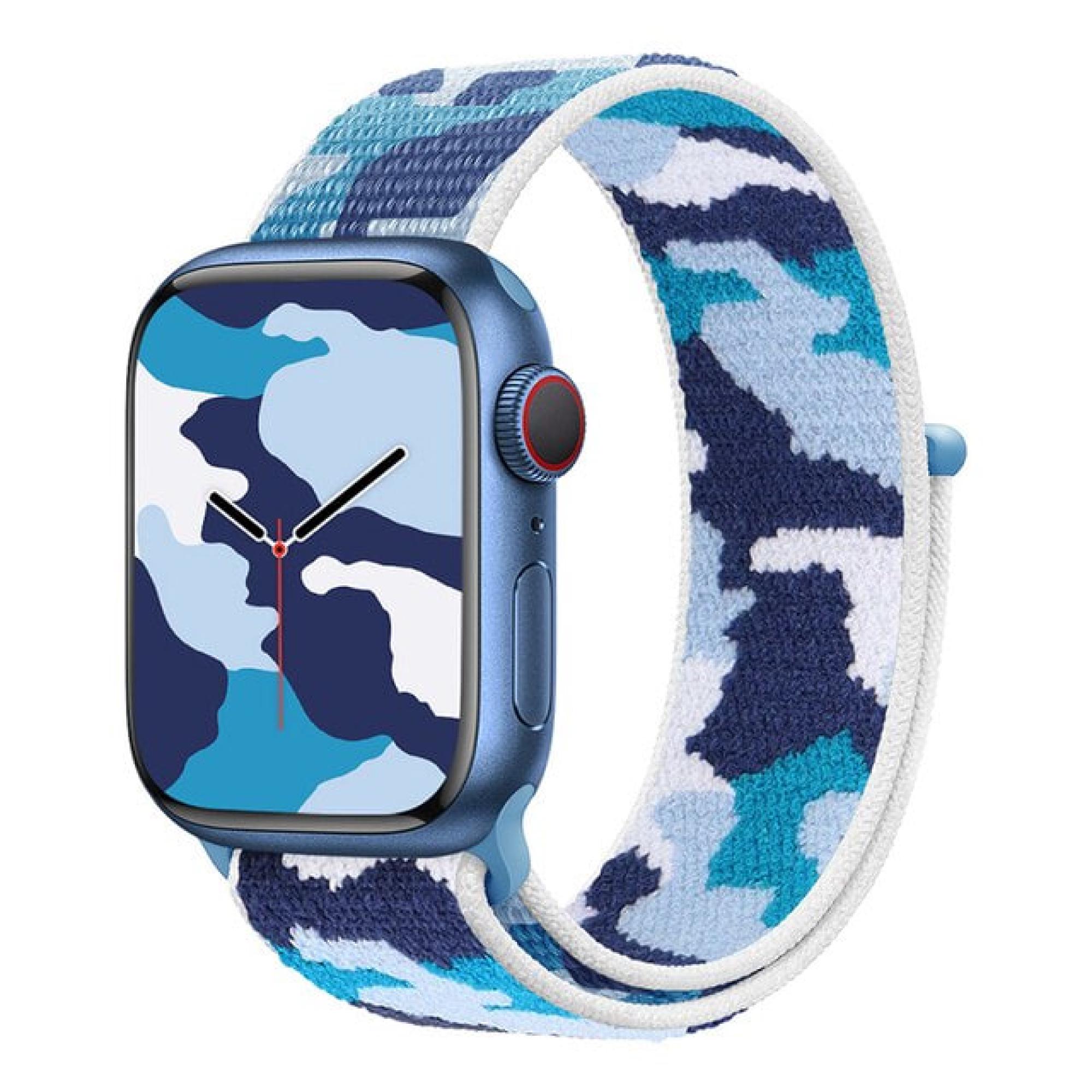 Ремінець для Apple Watch 40 мм Blue Camouflage