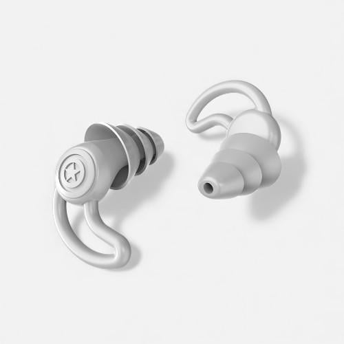 Беруши для сна Univerza Акула силиконовые шумоподавляющие анатомические в футляре Серый - фото 1