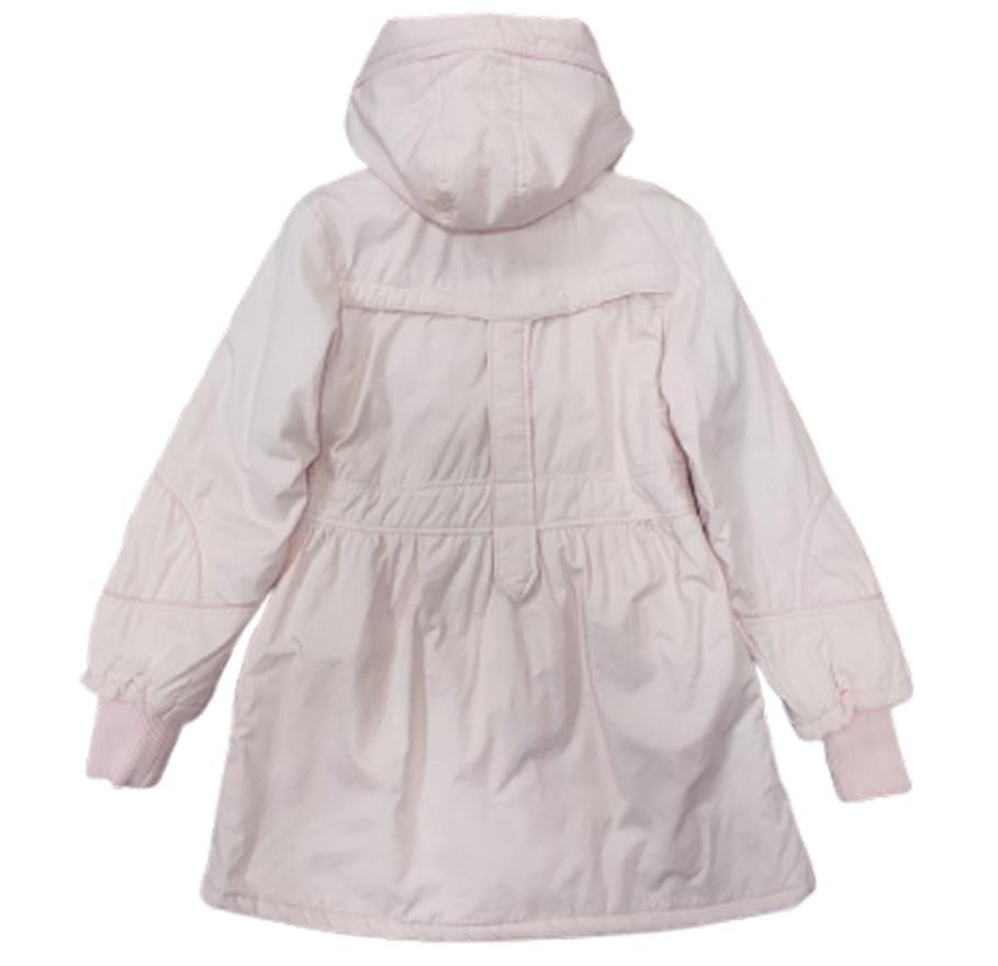 Пальто для девочки Siwei 01 легкий синтепон 140 см Пудровый (97302_140) - фото 3