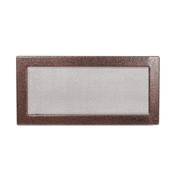 Решетка каминная 37х17 см Антик медь (12895810)