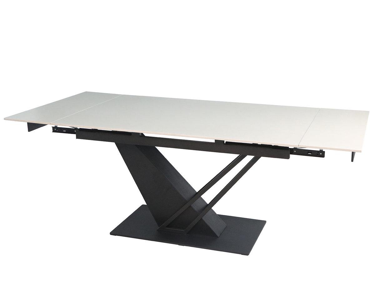 Стол Intarsio Fernando Ceramic 140/200x90 см Бежевый/Черный (28710941) Стол Intarsio Fernando Ceramic 140/200x90 см Бежевый/Черный (28710941)