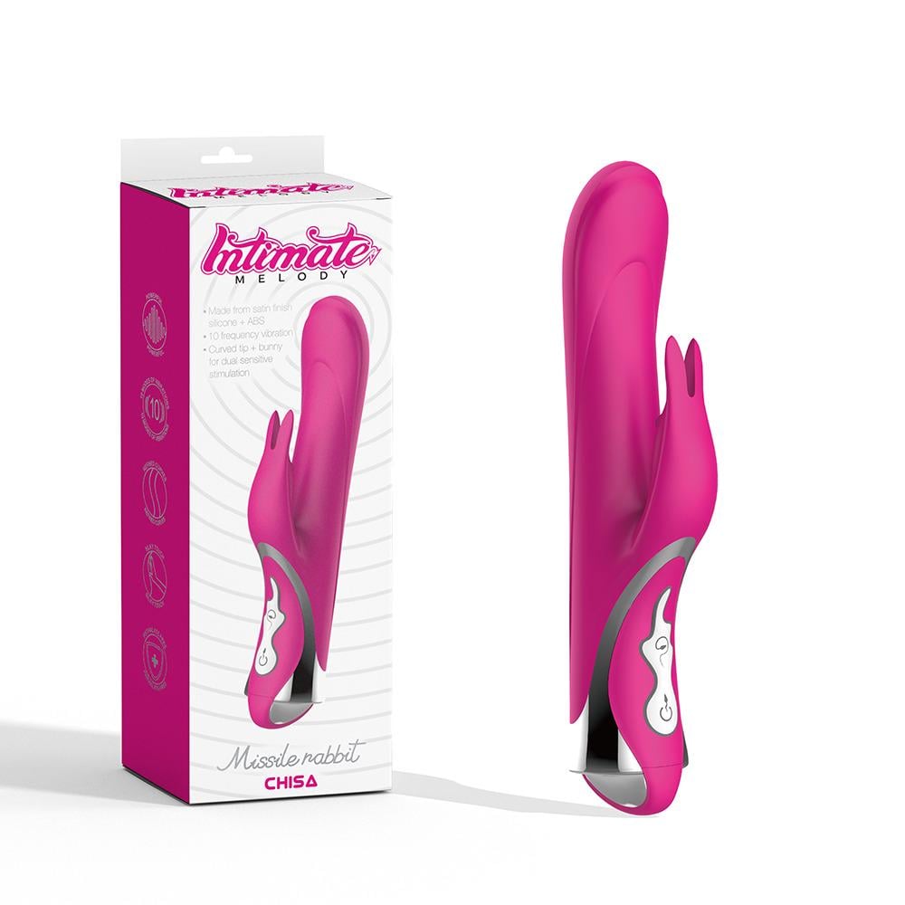 Вибратор кролик с вращением Chisa Intimate Melody Missile Rabit Розовый (61851/CN-531036185)