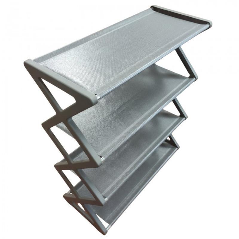 Полка для обуви Shoe Rack YH8809-4 Серый - фото 1