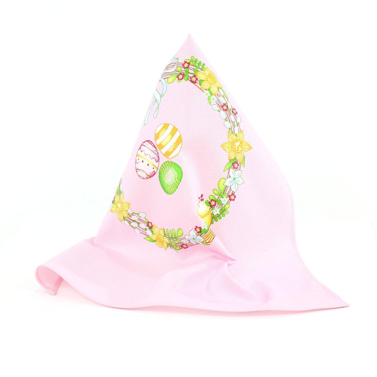 Рушник 48х70см Р3.1 0225 Рожевий/Зелений (141543) - фото 2 Рушник 48х70см Р3.1 0225 Рожевий/Зелений (141543) - фото 2