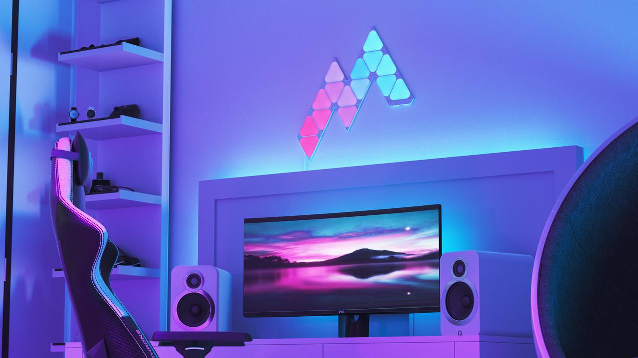 Светодиодные панели Nanoleaf Shapes Mini Triangles Apple Homekit 10 шт. (1344775757) - фото 9