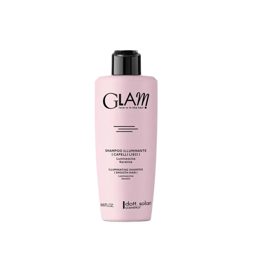 Шампунь розгладжуючий для волосся з ефектом блиску Dott.Solari Glam Illuminating Shampoo Smooth Hair 250 мл Шампунь розгладжуючий для волосся з ефектом блиску Dott.Solari Glam Illuminating Shampoo Smooth Hair 250 мл