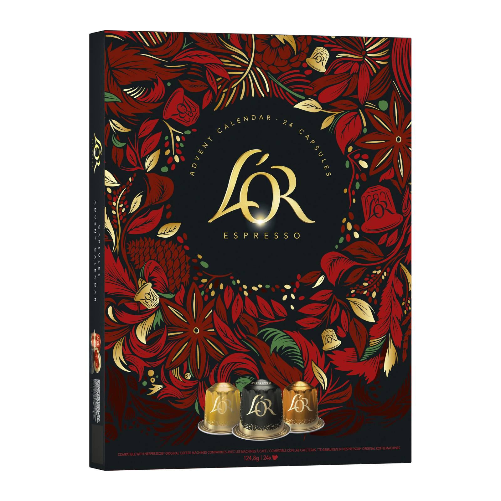 Подарочный набор капсул Nespresso L'OR Адвент календарь 24 шт. (35370848)