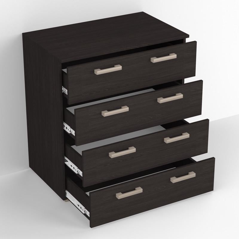 Комод Idea ТКБ-361.2 на 4 шухляди Венге темний (26718338) - фото 3 Комод Idea ТКБ-361.2 на 4 шухляди Венге темний (26718338) - фото 3