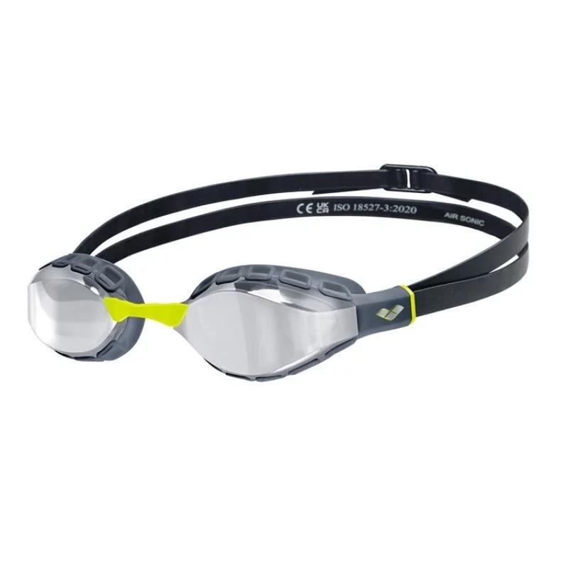 Окуляри для плавання Arena AIR SONIC MIRROR One Size Сірий/ Чорний (011004-130)