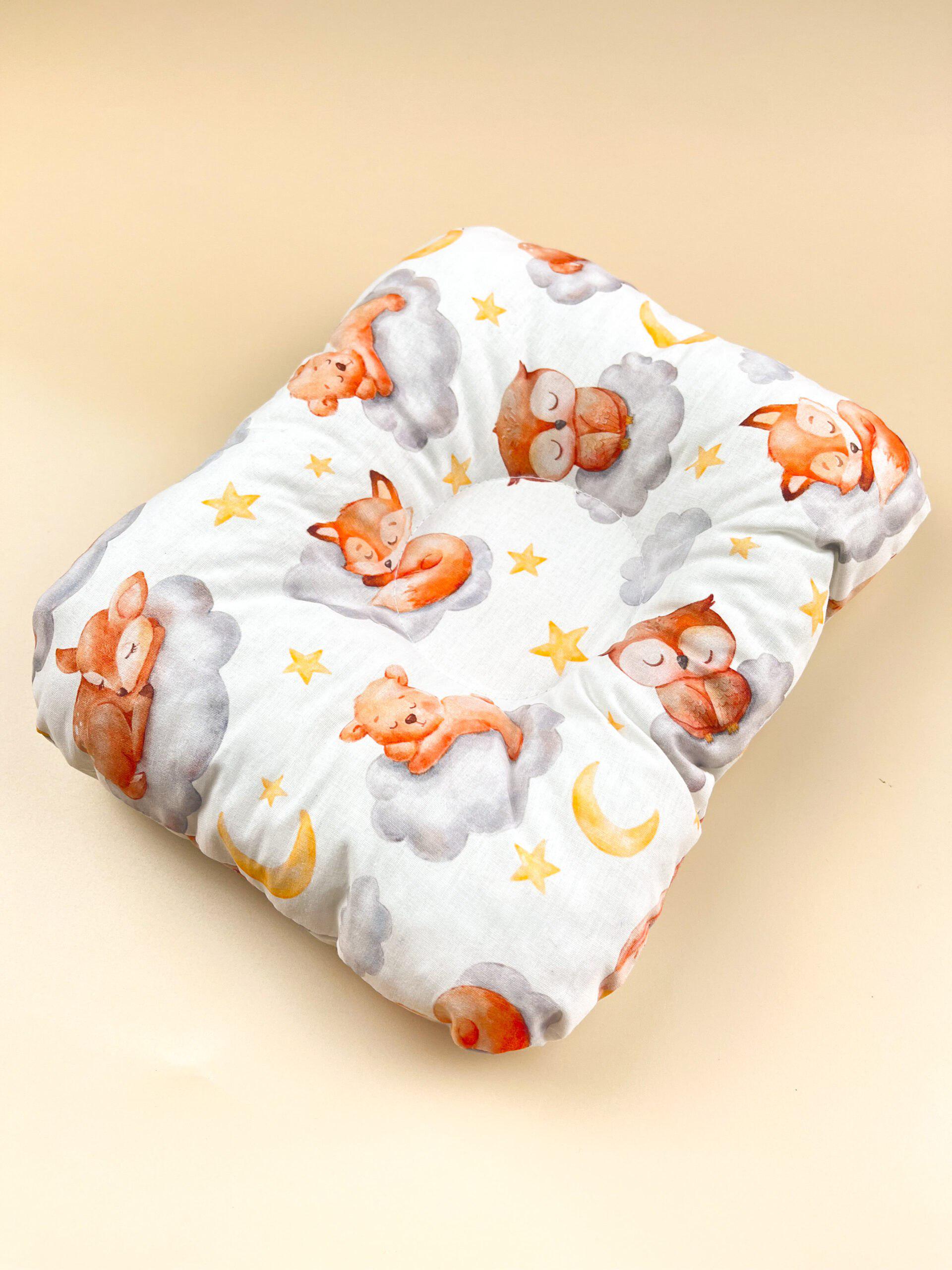 Подушка ортопедическая для новорожденных №25 Спящие зверушки (142969) Подушка ортопедическая для новорожденных №25 Спящие зверушки (142969)