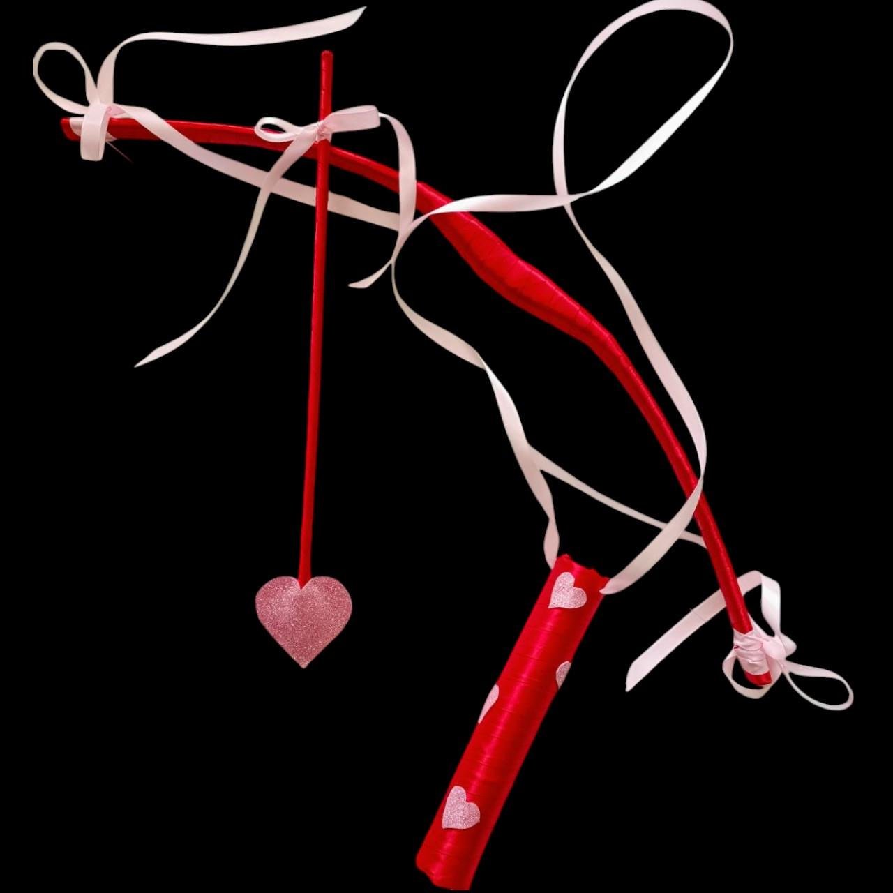 Лук зі стрілою та футляр Купідона Червоний (2786527943) - фото 2