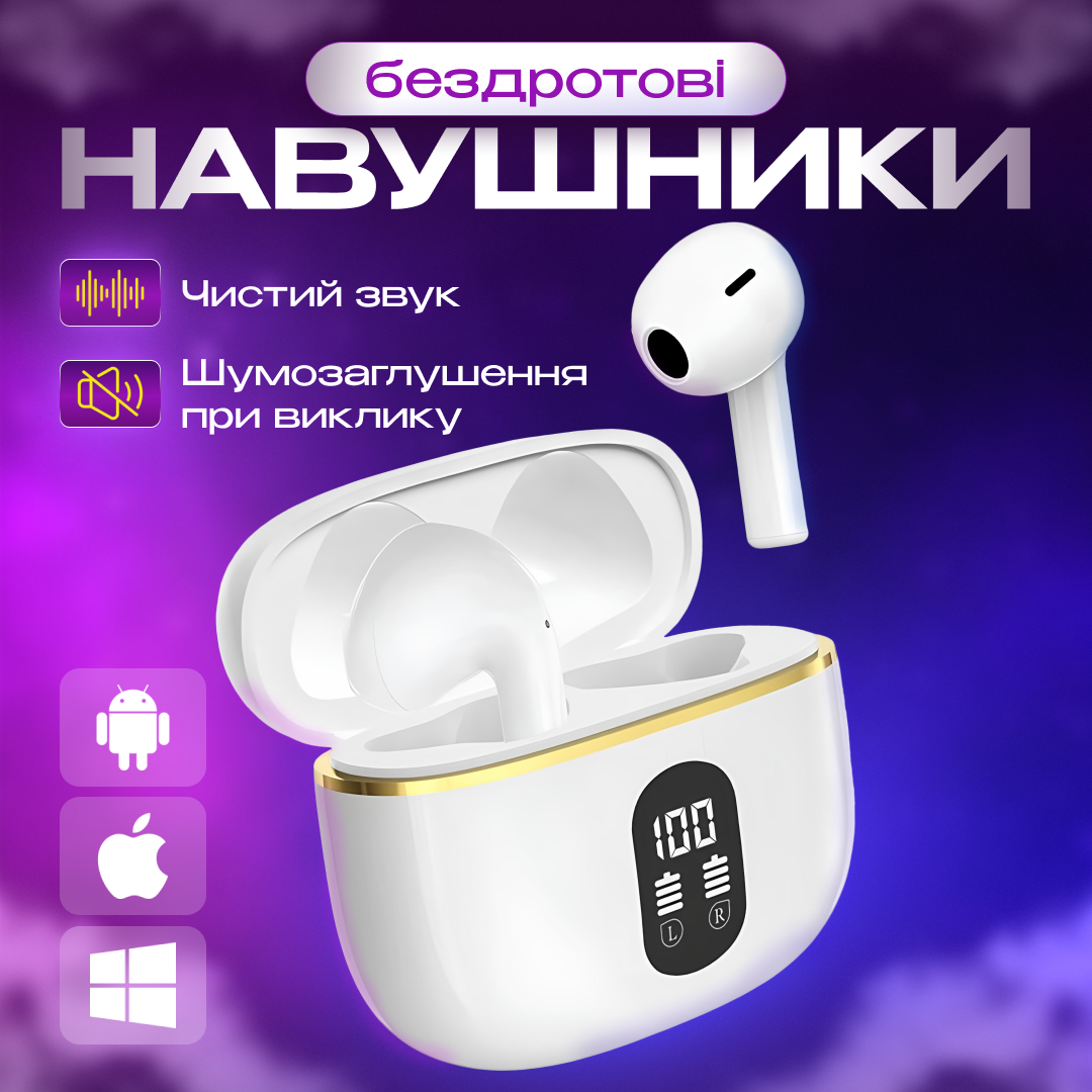 Навушники-вкладиші Bluetooth крапельки (01_K05020213439) - фото 4 Навушники-вкладиші Bluetooth крапельки (01_K05020213439) - фото 4