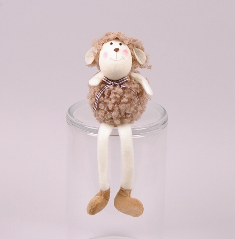 Декоративная игрушка Баранчик 28 см 6 шт. (44193)