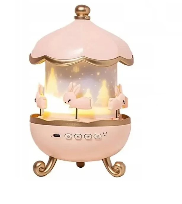 Нічник-проектор зоряного неба Fairy Tale E11 акумуляторний 6 змінних картинок з LED