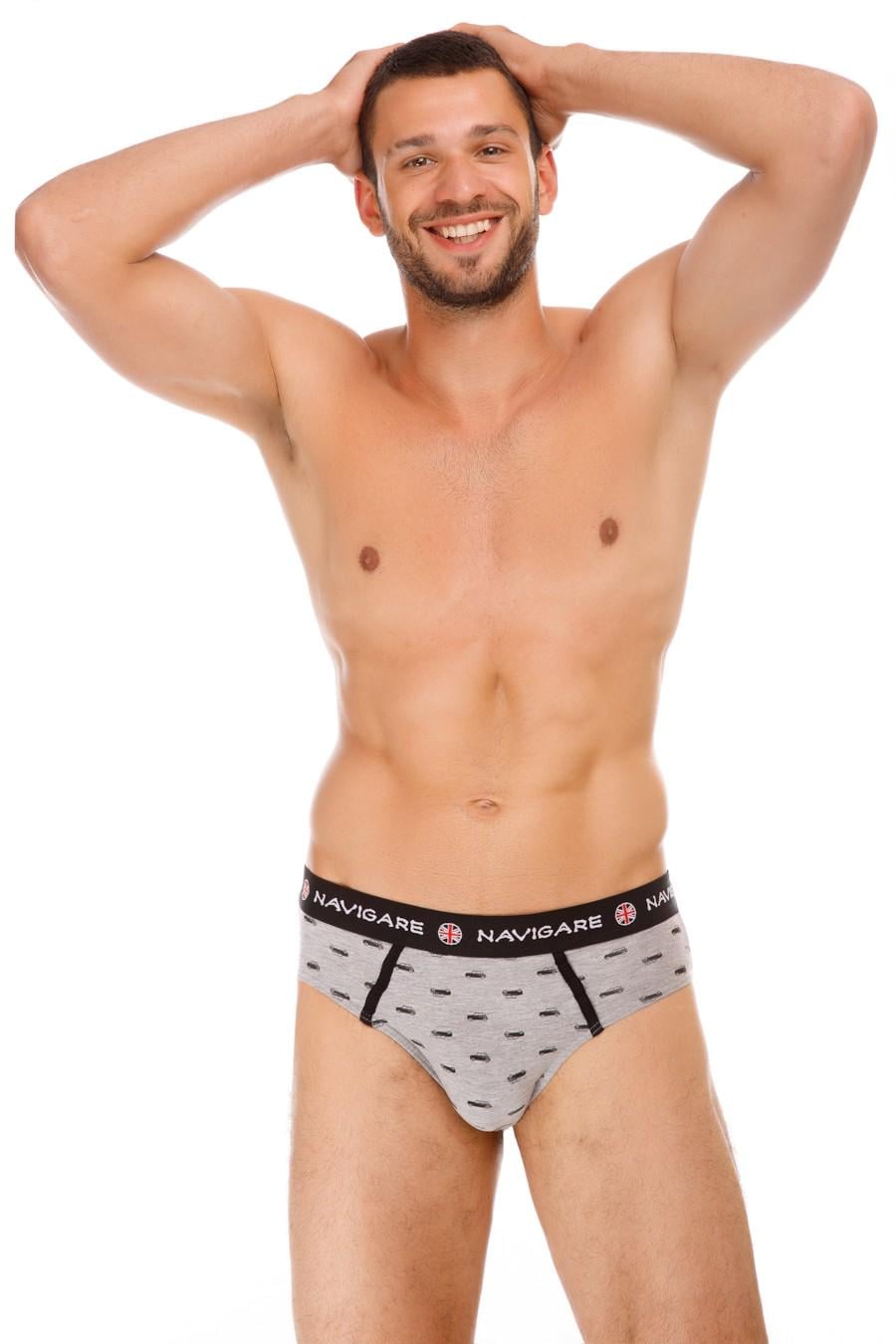 Трусы слип Navigare р. 48/M Серый (57203) Трусы слип Navigare р. 48/M Серый (57203)