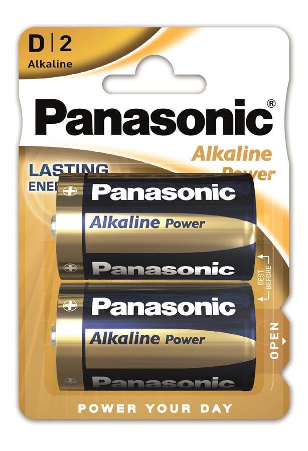 Батарейка Panasonic POWER D/LR20 Alkaline LR20REB/2BP 1,5В 2 шт. (11401203)