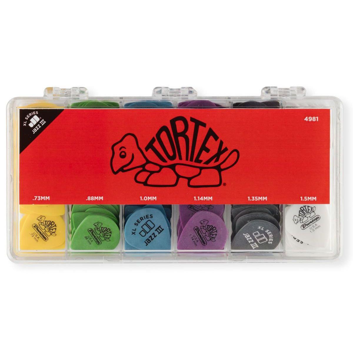 Набор медиаторов Dunlop 4981 Tortex Jazz III XL 216 шт. (122138)
