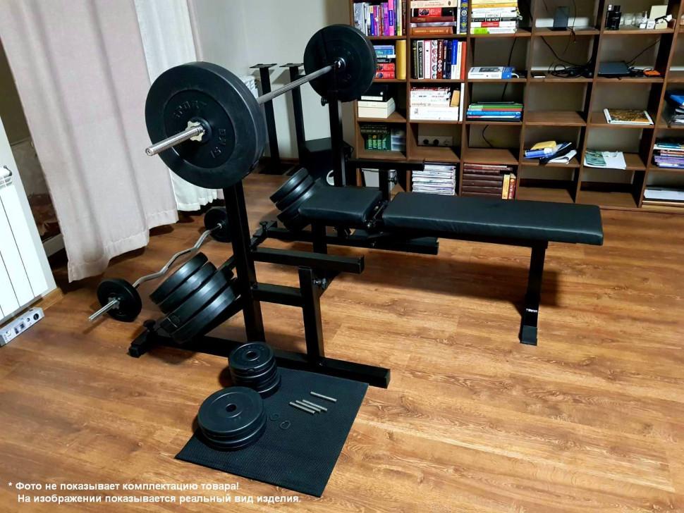 Гантели разборные RN-Sport покрытие ABS 18 кг и скакалка (2764274480). - фото 10