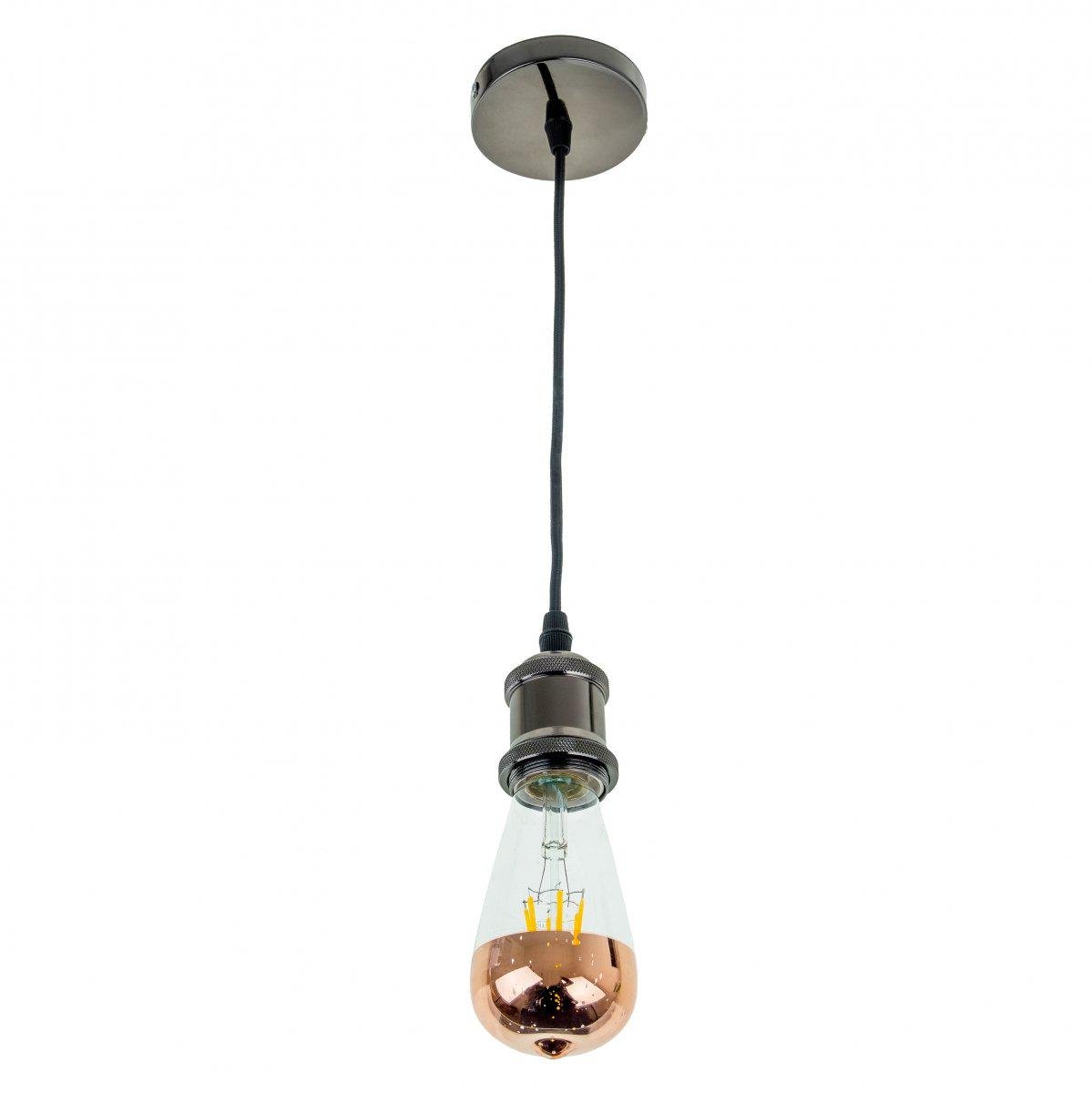 Люстра Brille HD-116S/1 E27 BK/Copper (23-665)