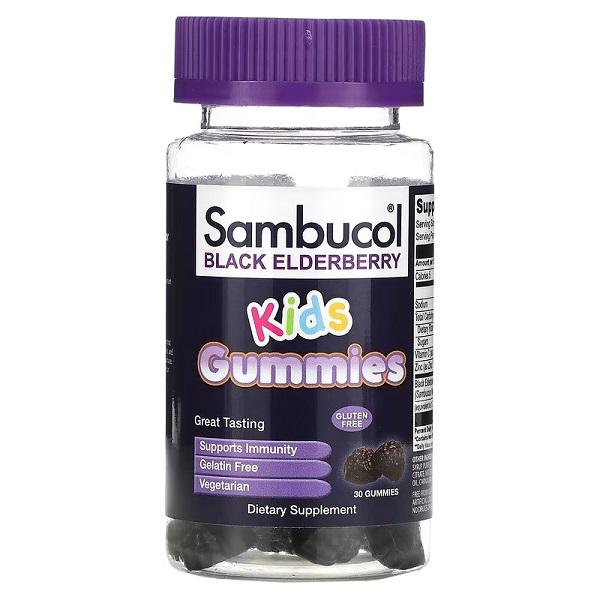 Бузина Sambucol Black Elderberry For Kids 30 Gummies (000019672)