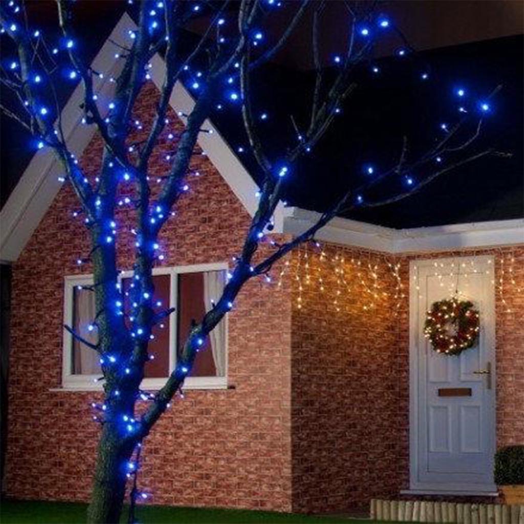 Гирлянда новогодняя уличная Xmas Led 100L 10 м Синий (7746) Гирлянда новогодняя уличная Xmas Led 100L 10 м Синий (7746)