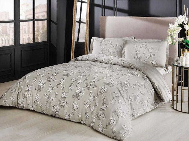 Постельное белье Tac Lennie tas сатин Серый