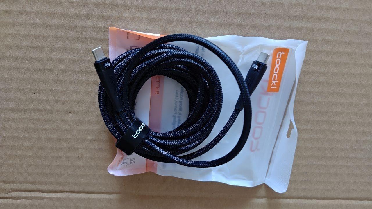 Кабель Toocki 764 TXCTT3-BSC01 Type-C/Type-C 240 Вт 3 м Black (25043146) - фото 2 Кабель Toocki 764 TXCTT3-BSC01 Type-C/Type-C 240 Вт 3 м Black (25043146) - фото 2