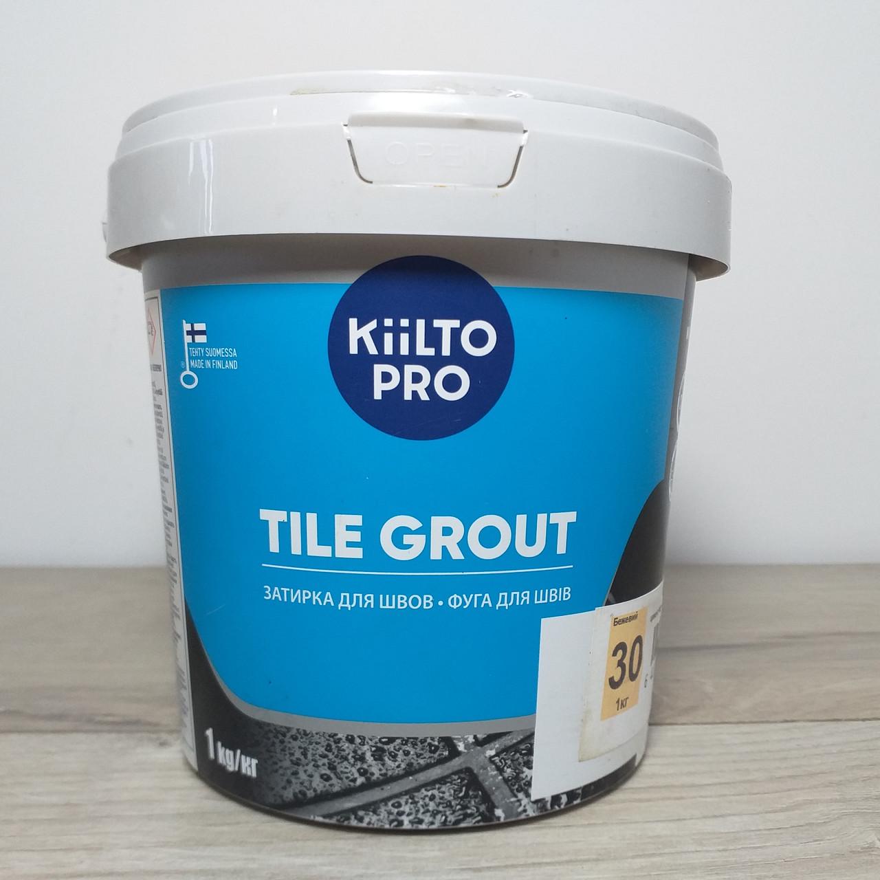Фуга для швів Kiilto Pro №30 цементна 1 кг Бежевий (X-773) - фото 2 Фуга для швів Kiilto Pro №30 цементна 1 кг Бежевий (X-773) - фото 2