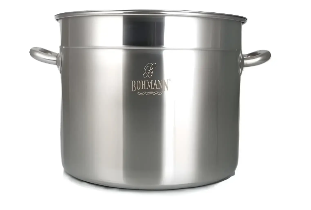 Кастрюля Bohmann BH-3120-14 с крышкой нержавеющая сталь 14 л