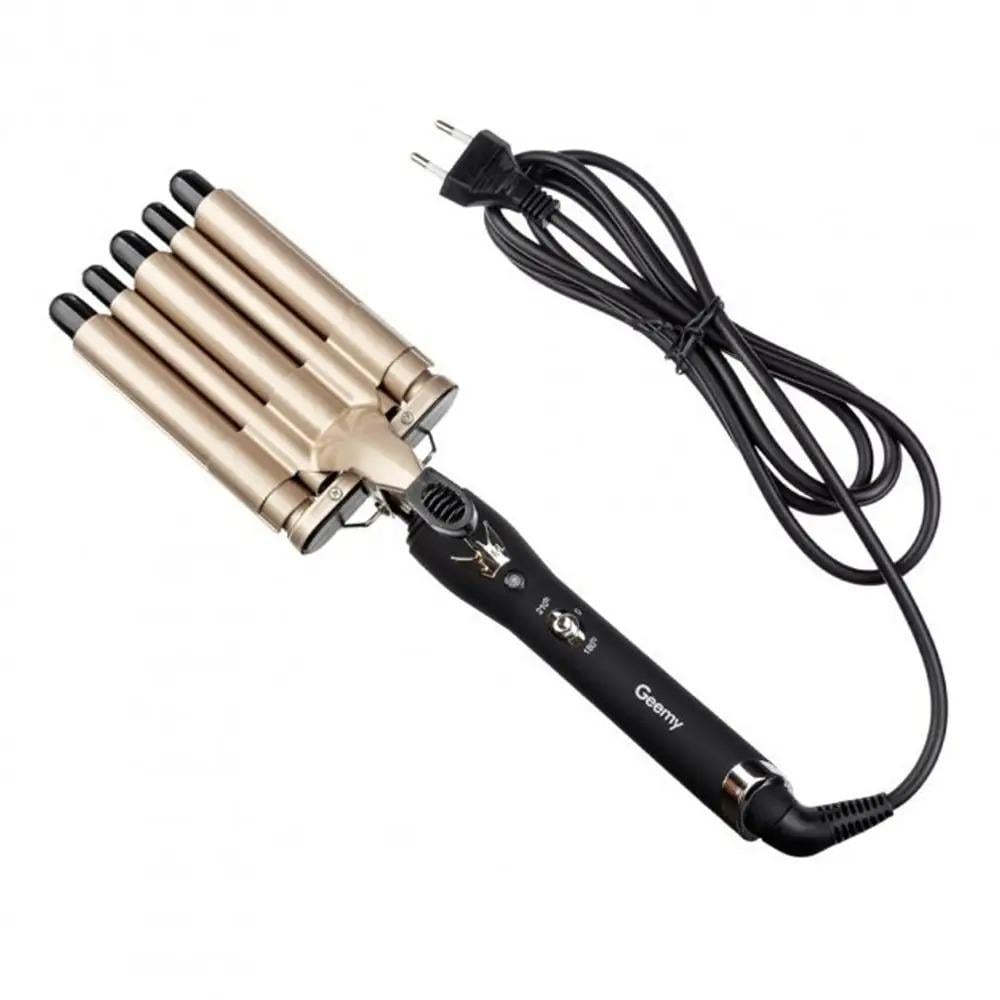 Плойка профессиональная тройная Xo Pro Mozer Mz-6618 5 волн для волос Черный (6455142)