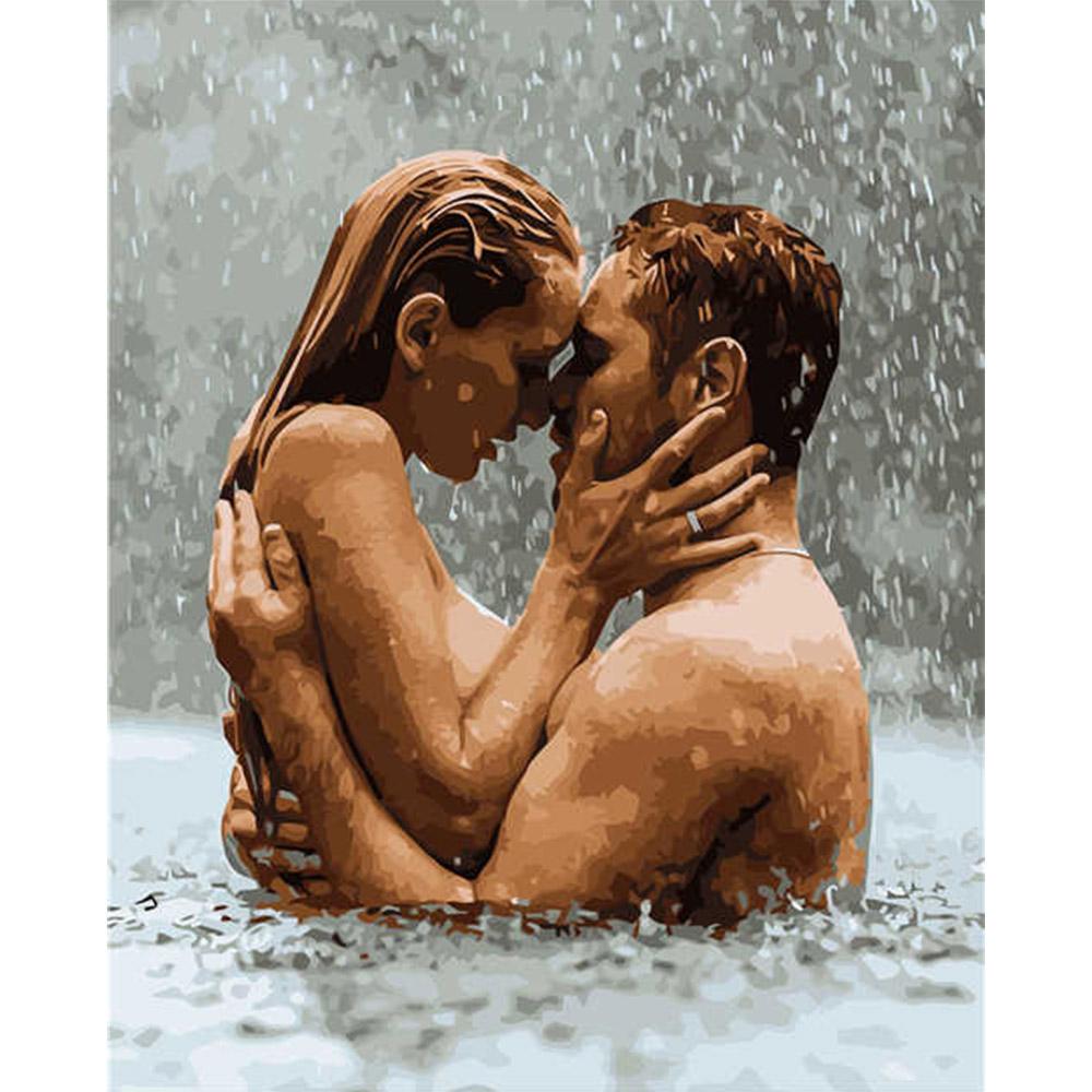 Картина по номерам Strateg Страсть в воде 40x50 см (VA-2893)