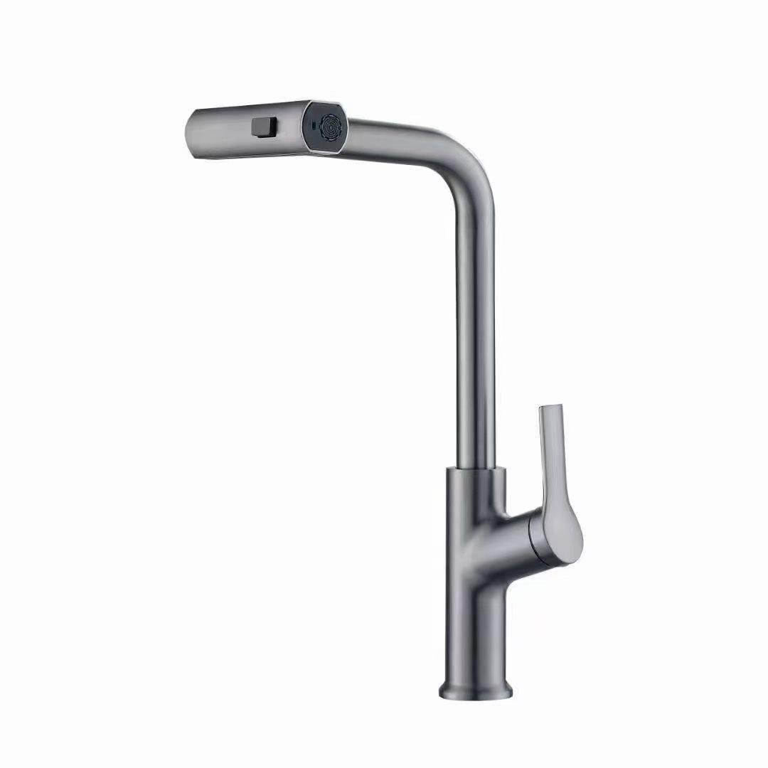 Кухонный смеситель с аэратором Valeso TH37 PVD Черный