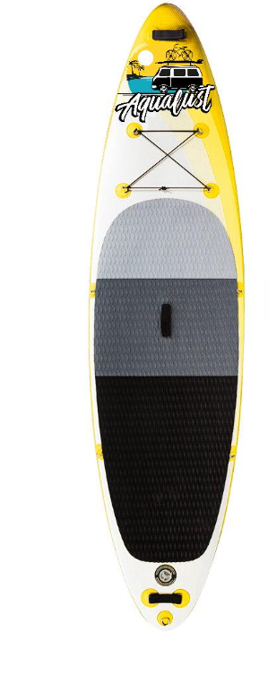 Sup-доска Board Paddle Aqualust универсальная надувная 2 слоя 320 см 10,6 Yellow (02)