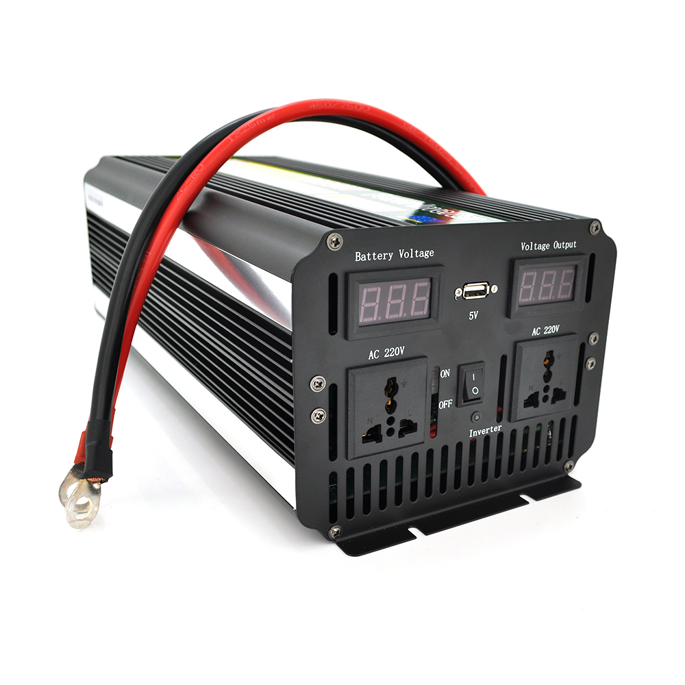 Инвертор напряжения VOLTRONIC Wm-9000 USB с универсальной розеткой 220V 5400 Вт 12В (26617941)