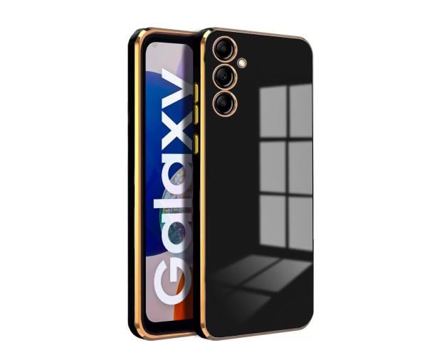 Чехол накладка Silicone Adds 6D для Samsung Galaxy S24 FE Черный