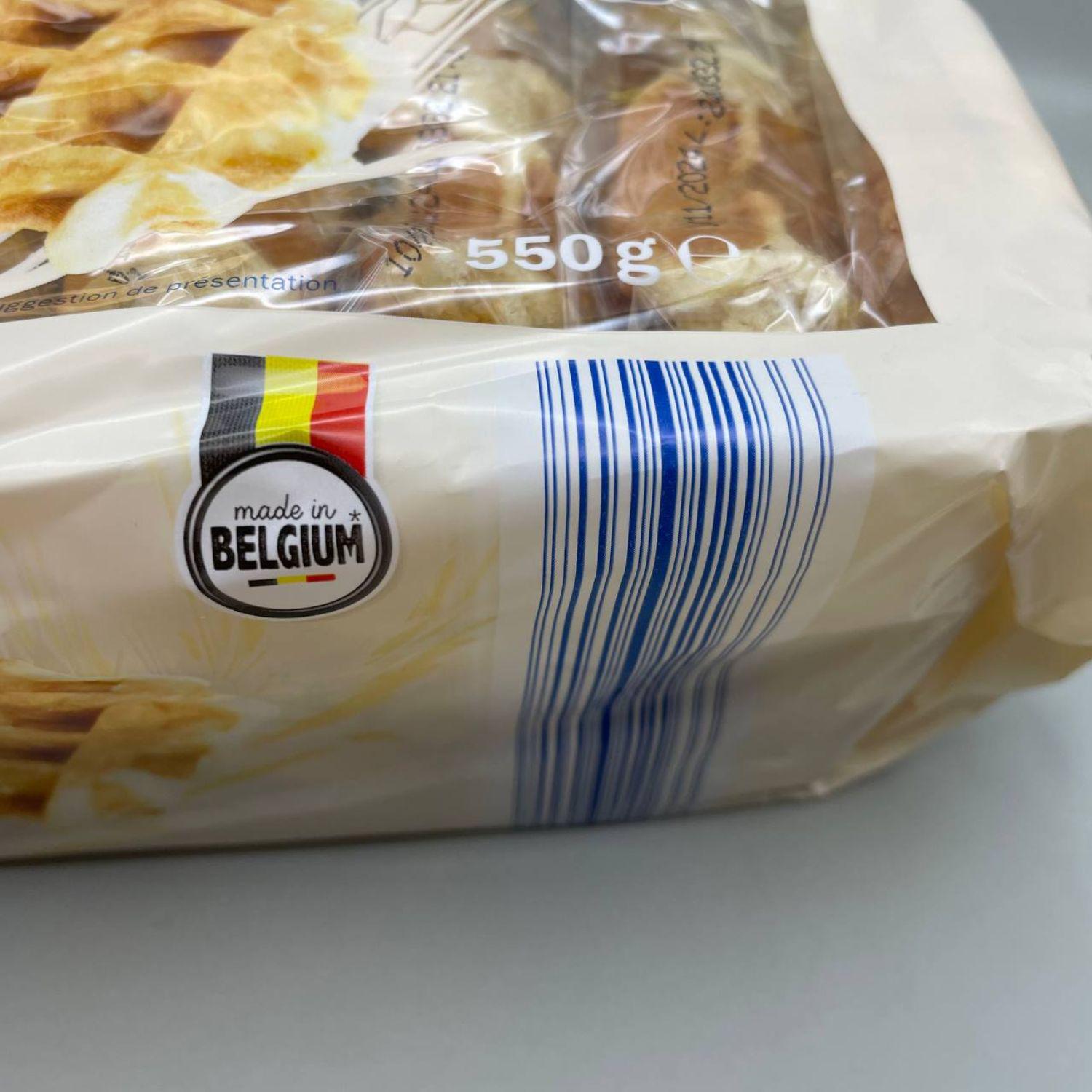 Вафлі бельгіські Belgix Luikse Wafels 550 г (BLW-10х55) - фото 6