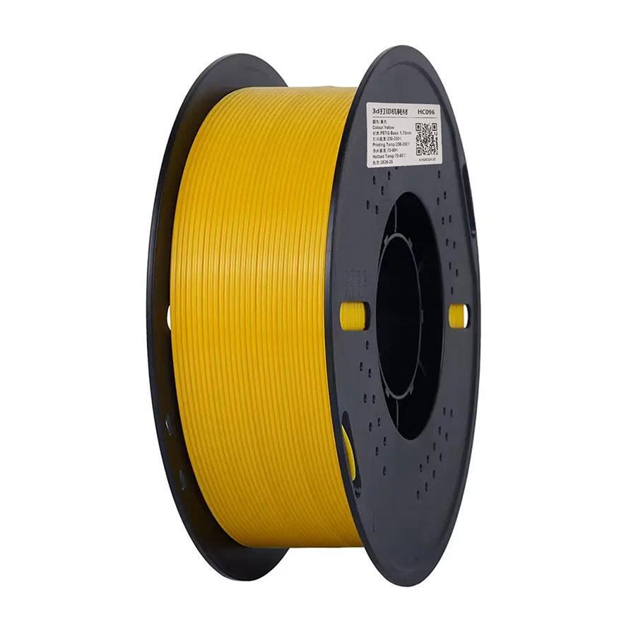 Пластик для 3D принтера Kingroon PETG 1,75 мм 1 кг Жовтий (287309)
