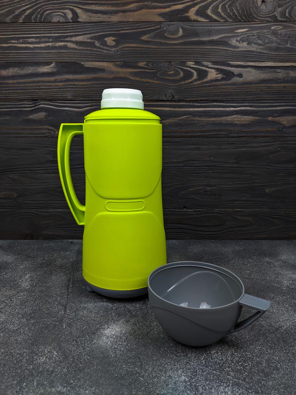 Термос зі скляною колбою Stenson DB110SX-L 1 л Салатовий (560291) - фото 3 Термос зі скляною колбою Stenson DB110SX-L 1 л Салатовий (560291) - фото 3