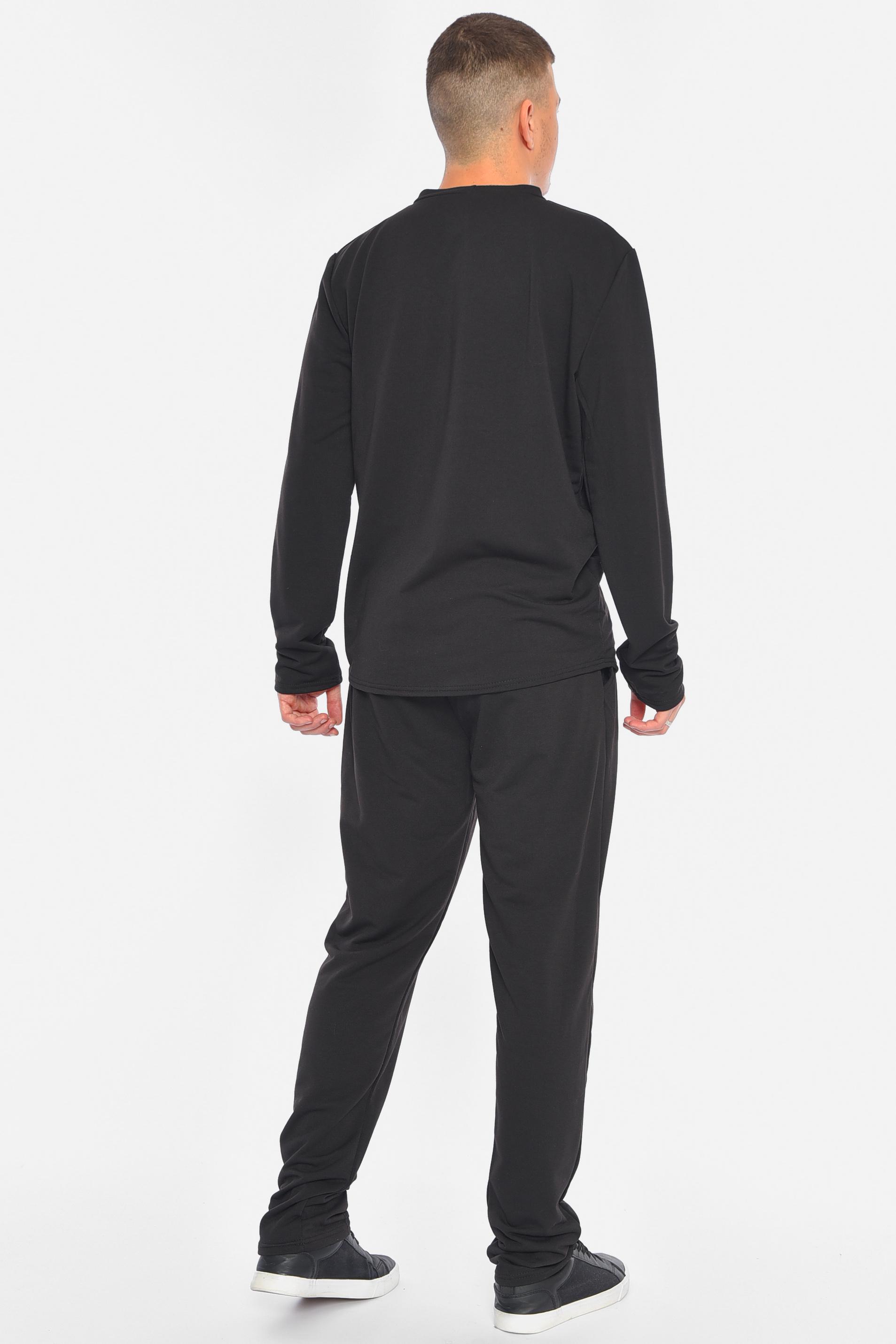 Спортивний костюм чоловічий 3XL Чорний (192152) - фото 3