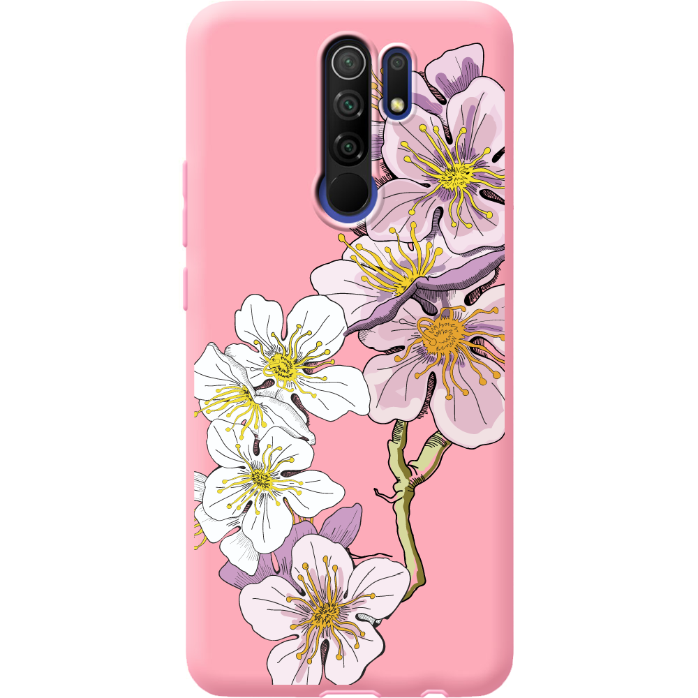 Чохол Boxface Xiaomi Redmi 9 Cherry Blossom Рожевий силікон (40233-cc4-41992)