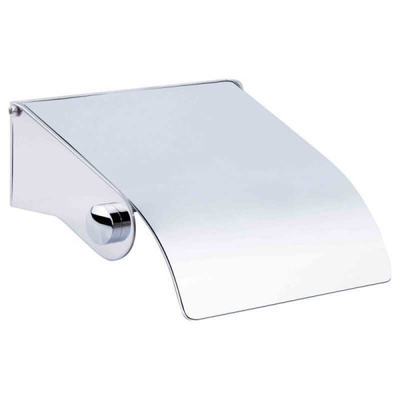 Тримач для туалетного паперу Lidz 121 LIDZCRM1210405 із кришкою Хром (74827)