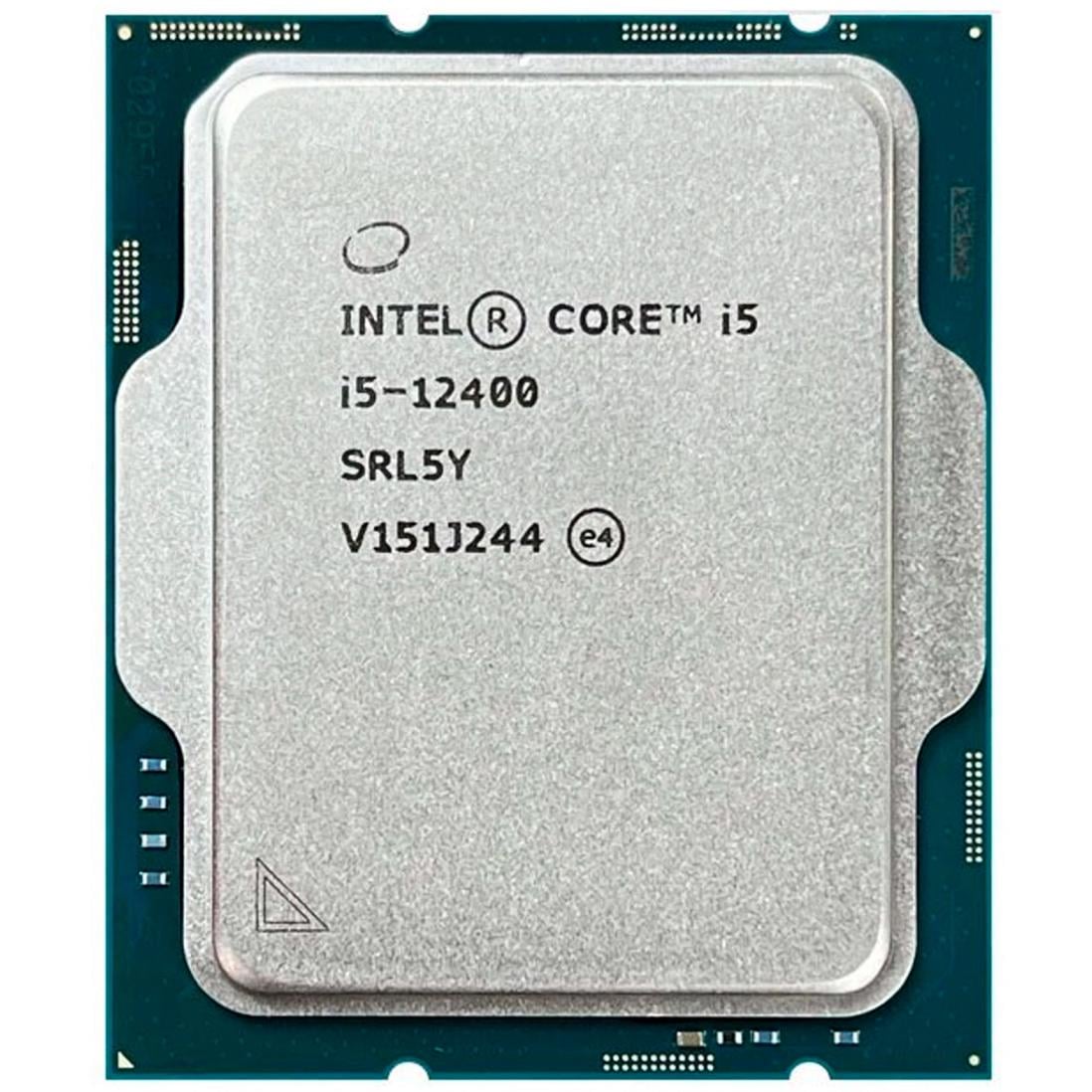 Процессор Intel Core i5-12400 6 ядер 12 потоков 2,5-4,4 ГГц 18 МБ LGA1700 Tray (CM8071504555317)