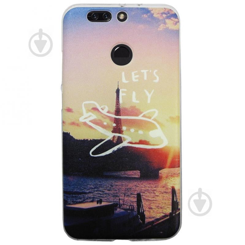 Чехол с рисунком Printed Silicone для Honor V9 / V8 Pro Париж (hub_vVvN57896)
