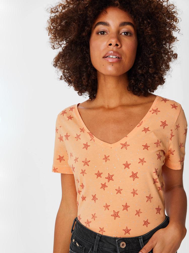 Футболка C & A 84791/2142539x26 женская XS Оранжевый (185521)