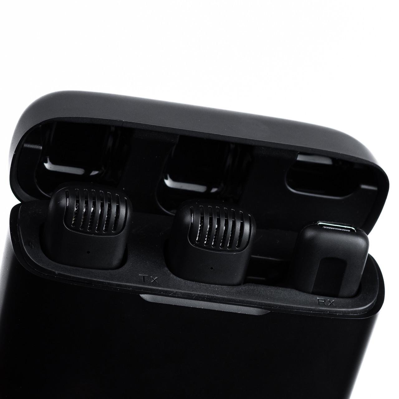 Микрофоны петличные для телефона беспроводные Bluetooth с шумоподавлением 2 шт. (HP176096) - фото 6 Микрофоны петличные для телефона беспроводные Bluetooth с шумоподавлением 2 шт. (HP176096) - фото 6