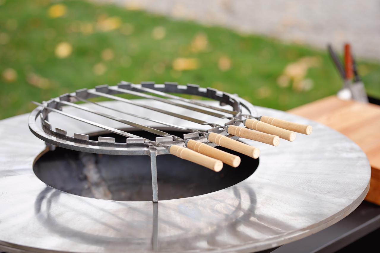 Гриль-мангал барбекю з відкритою тумбою Smoke House Holla Grill Open Black (600005) - фото 10