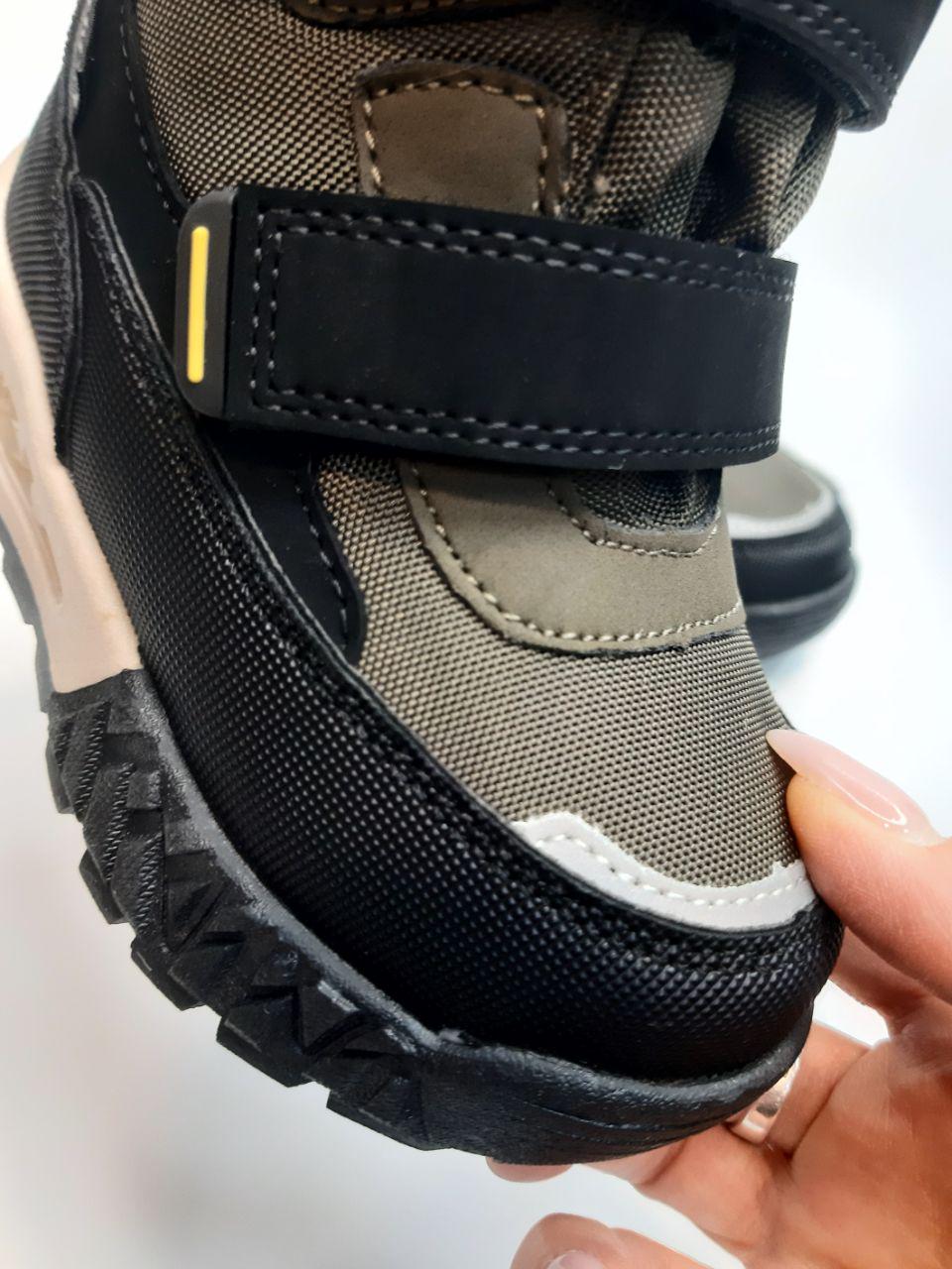 Ботинки зимние TOM.M для мальчика р. 24 15,5 см Хаки (01446 D) - фото 4 Ботинки зимние TOM.M для мальчика р. 24 15,5 см Хаки (01446 D) - фото 4