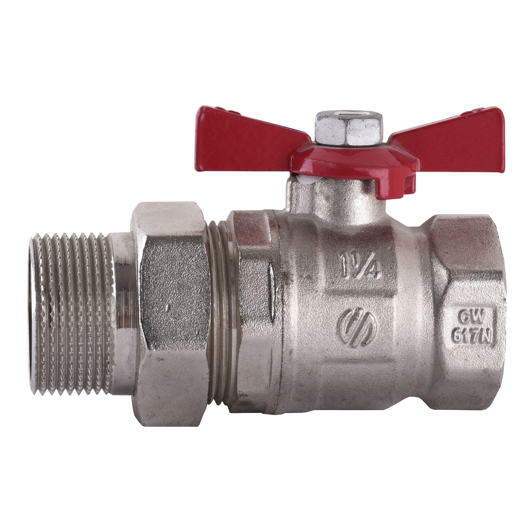 Кран шаровой прямой Arco SENA с американкой 1-1/4" (154106/000017427)