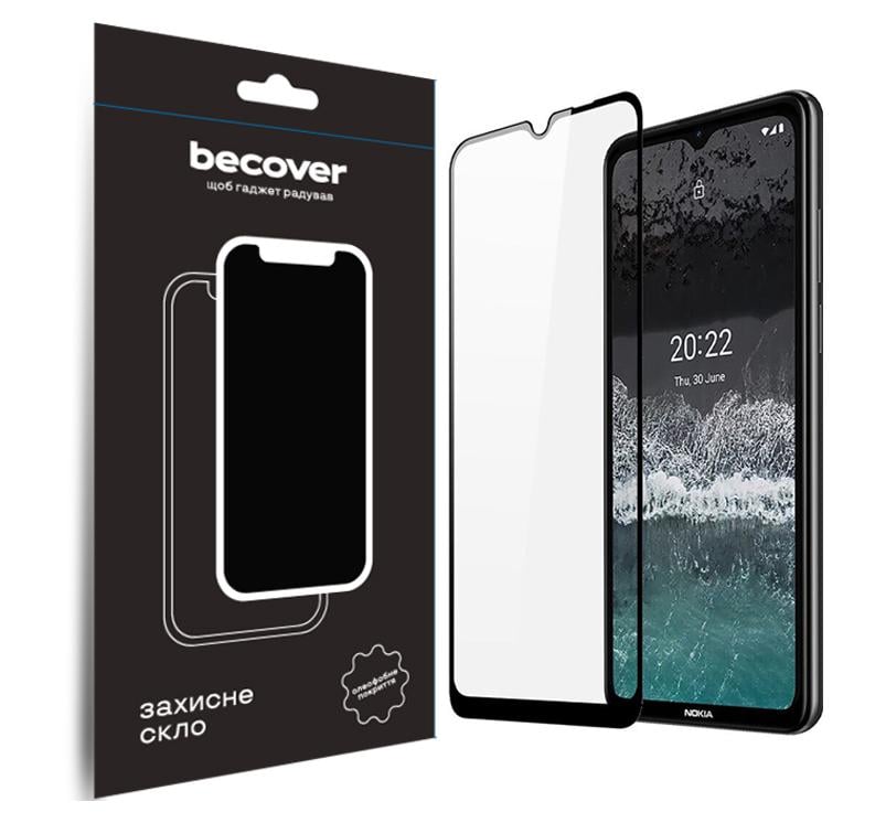 Захисне скло BeCover для Nokia C21 Black (709741)