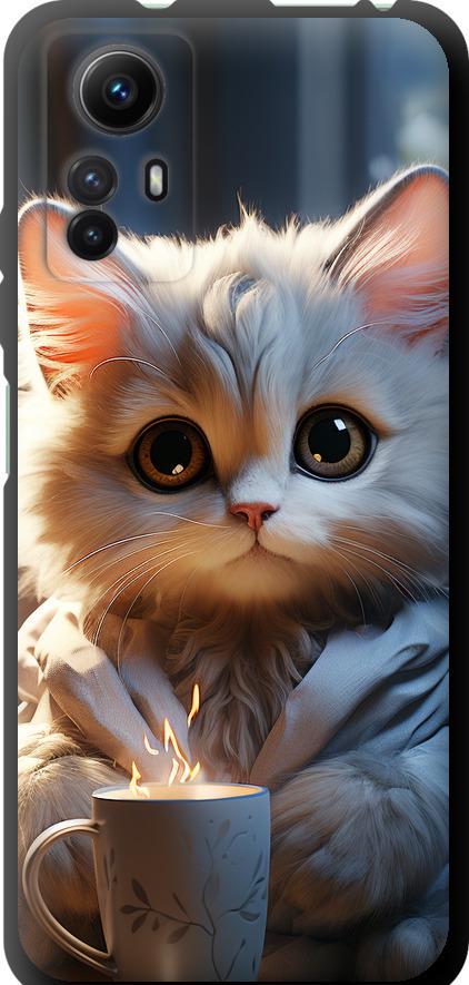 Чехол на Xiaomi Redmi Note 12S White cat (5646b-3065-42517)